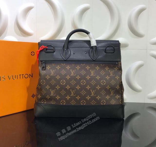 LV女包 M44437 頂級原單 路易威登Steamer小號手袋 時尚郵差包 LV男斜挎包  ydh2830